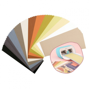 Cardstock 216g Glatt 11,4x30,5cm Earth Tones 60 Bögen
